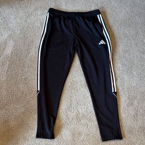 Adidas Tiro Black track pants mens size large